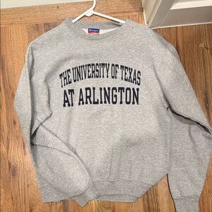 Champion Gray University of Texas Crewneck Sweater